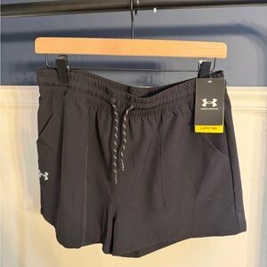 Under Armour Girls Dark Gray Athletic Shorts